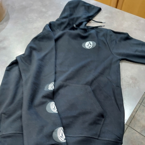 Volcom Men's Uperstand Sweater - Black Heather Slim Fit Pullover